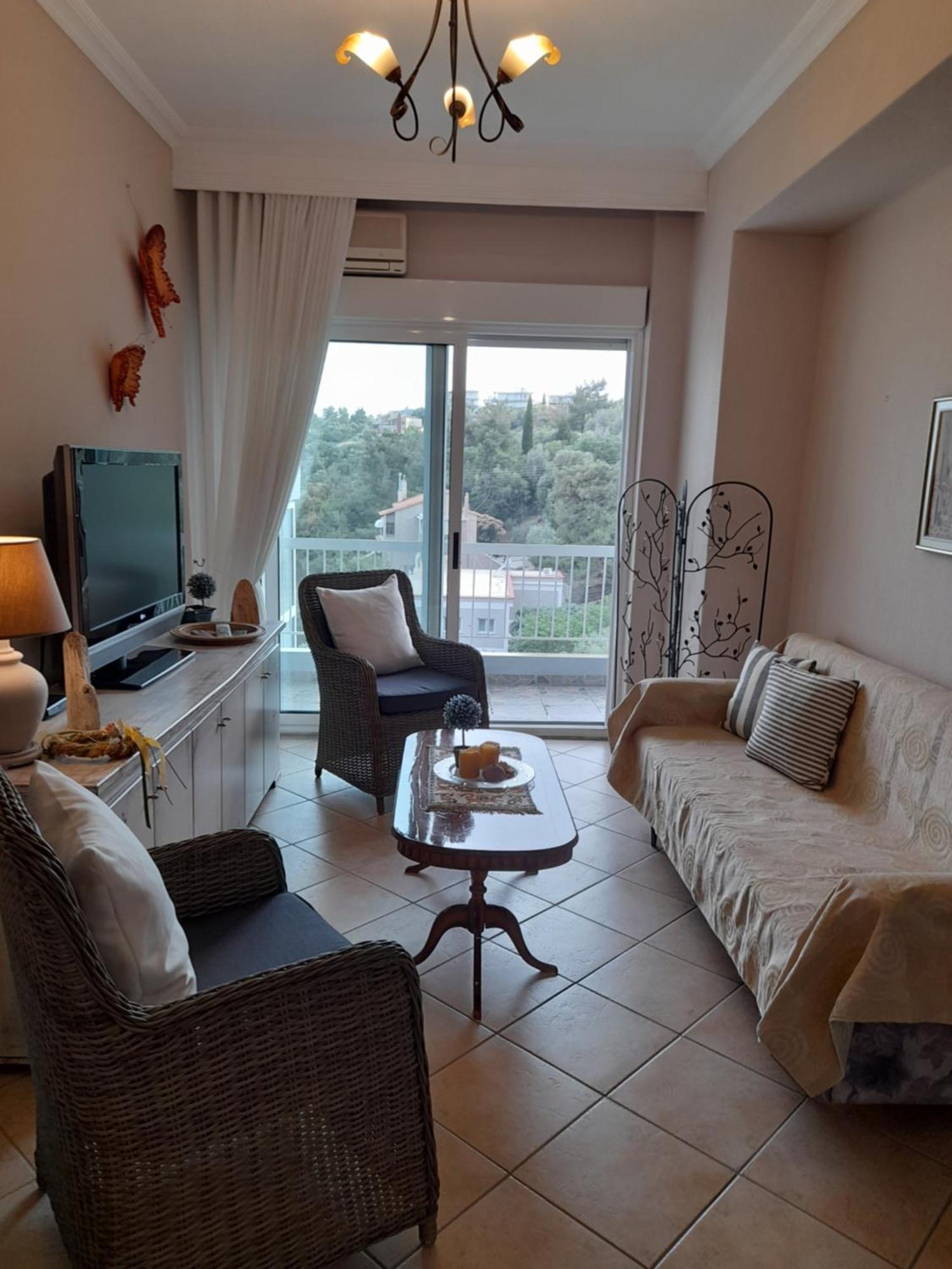 דירות PalaiónTsiflíkion Balcony By The Sea מראה חיצוני תמונה